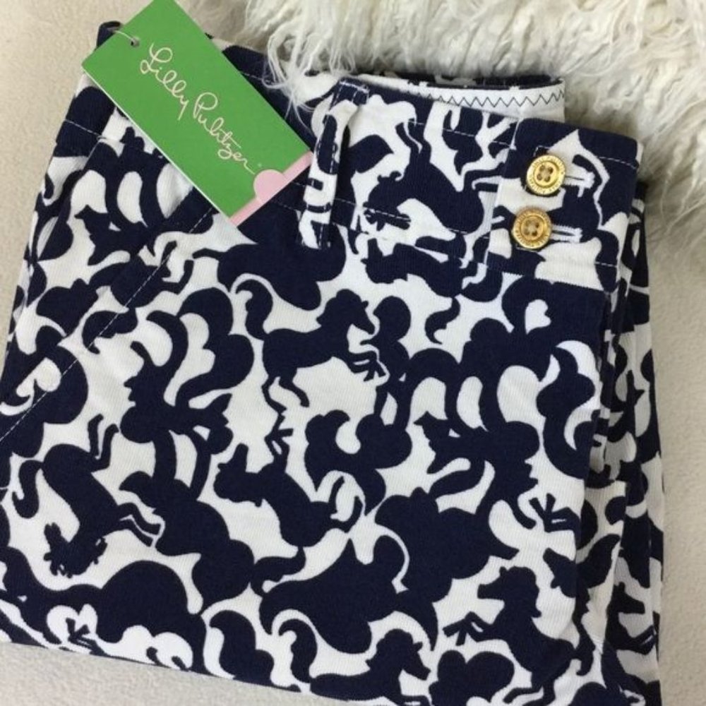 Lilly Pulitzer Horse of Course Capri Pants